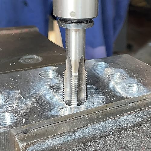 Burkit 1-1/16'-12 UN Thread Tap Right Hand, HSS 1-1/16 x 12 UN Straight Fluted Machine Tap - Poueer