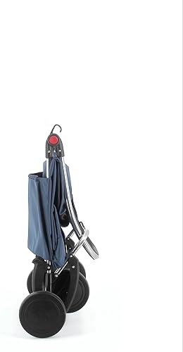 Rolser I-Max MF 4 Wheel Foldable Shopping Trolley - Orange - Poueer