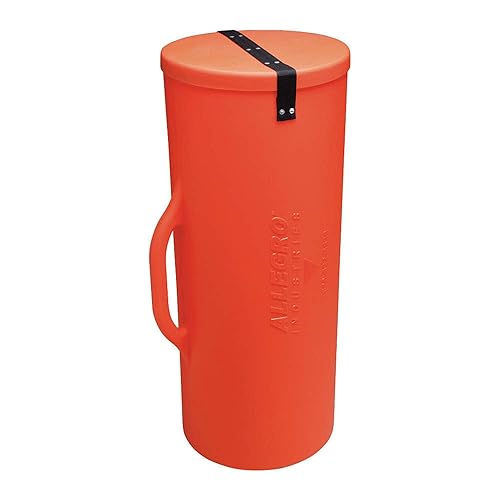 Allegro Industries 9550‐55 Plastic Duct Storage Canister, 12', Orange - Poueer