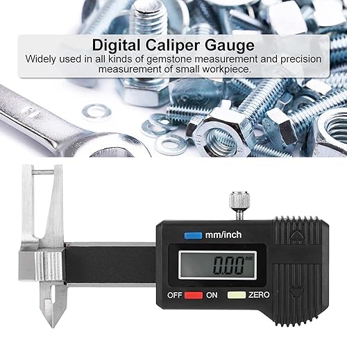 Electronic Digital Caliper, 1.5V Stainless Steel Micro Electronic Digital Display Triple Use Ruler Thickness Measuring Caliper Gauge, 0~25mm Measuring Range, 0.03mm Accuracy - Poueer