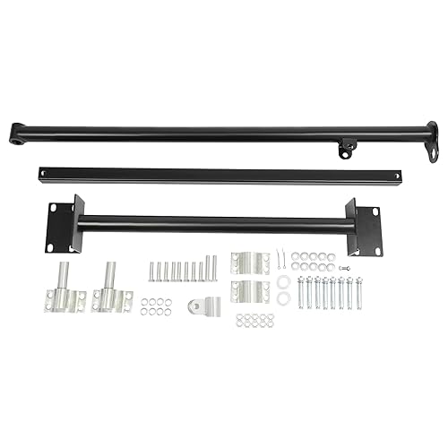 Wall Mount Jib Crane, 440lbs Capacity Wall Mount Hoist Bracket, 180° Swing Alloy Steel Heavy Duty Crane Support Arm Swing Arm Crane Bracket (Red) - Poueer