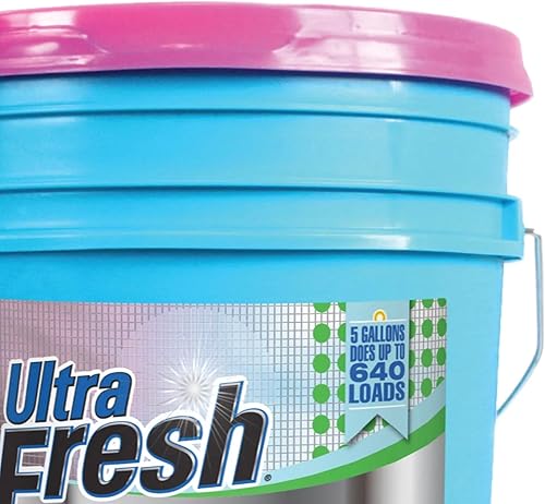 Ultra Fresh Platinum Fabric Softener Up to 640 Loads, Tropical Escape, 5 Gallon - Poueer