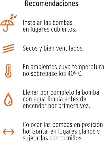 Truper Electric Centrifugal Water Pump 1 HP - Domestic, Brass, 116 L/min Flow, 36m Height, 11.9kg - Poueer