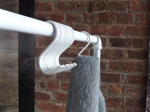 NAHANCO SHKSMRS Raw Steel Jeans Hook, 4' (Pack of 50) - Poueer