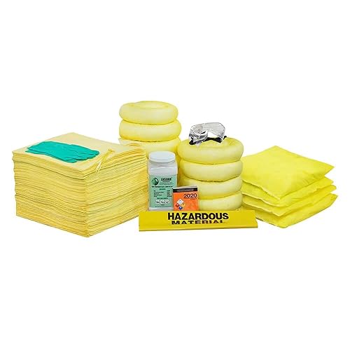 ENPAC 55-Gallon Spill Kit Refill, Absorbent for Spills, Drum NOT Included, Refill Kit Only (Universal) - Poueer