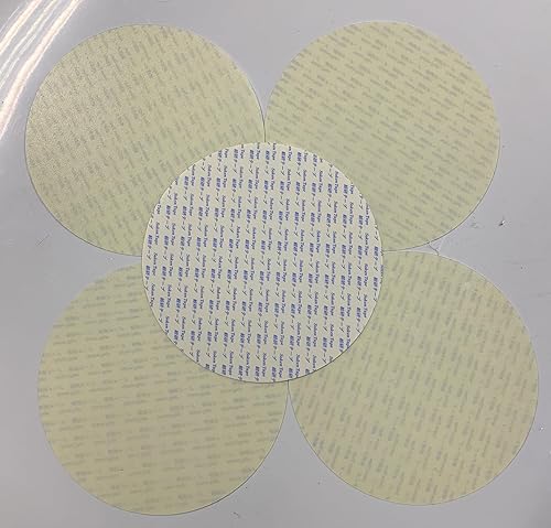 SIGNI Diamond Precision Lapping Microfinishing Film PSA Backing 5 inch (0.5 Micron, 5 Pack) - Poueer