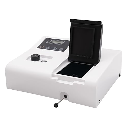 DNYSYSJ Visible Spectrophotometer 4 LDC 721 Digital Wavelength Lab Visible Wavelength Range 350 to 1020nm Wave Tungsten Lamp Laboratory Equipment 110V Photometer - Poueer