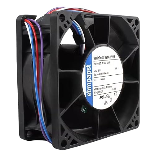 8214 J/2H4P 24V 1.55A 80MM Fan - 8214J/2H4P 37W 8CM 8038 4-Wire Cooling Fan - Poueer