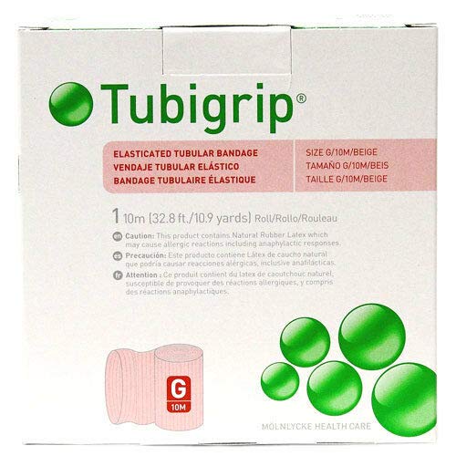 Tubigrip Size G Tubular Bandage 10M Box Beige (4.5x32.81')'' - Poueer