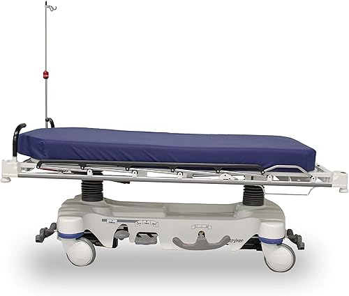 Stretcher/Gurney Replacement Mattress with Dartex 4-Way Stretch Pressure-Reducing Cover - Fits Hill-ROM Transtar Procedural or Trauma - Poueer
