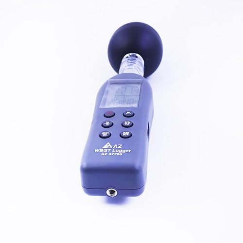 AZ87786 Handheld WBGT Data Logger Wet Bulb Globe Temperature Meter WBGT Meter with Data Logger - Poueer