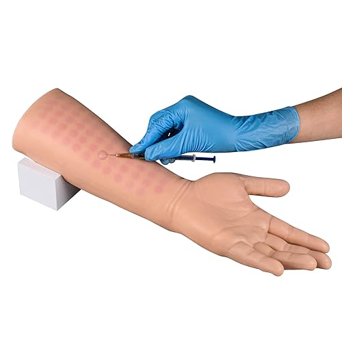 Intradermal Injection Practice Arm, Intradermal Injection Training Simulator for Nursing Students, Medical Education - Poueer