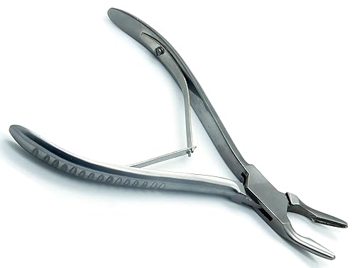 3 Pcs Dental Bone Rongeur Cleveland 17cm/6.5' Trim Recontour Cutting Surgical Forceps Instruments - Poueer