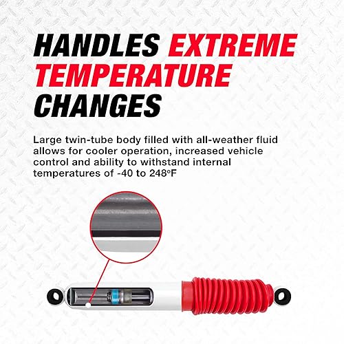 Rancho RS5000X RS55128 Suspension Shock Absorber - Poueer