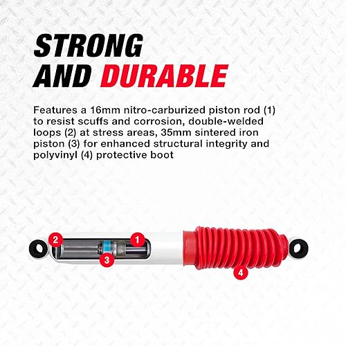 Rancho RS5000X RS55128 Suspension Shock Absorber - Poueer