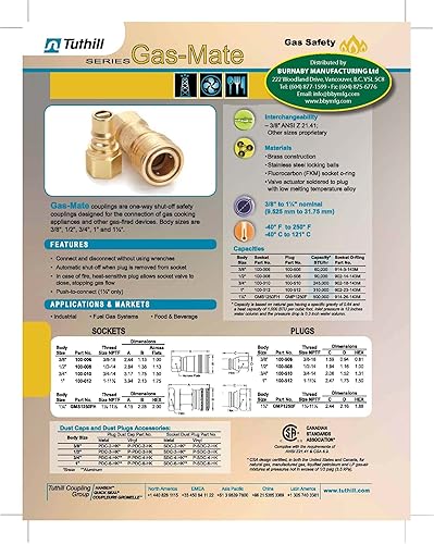 Manufacturing 100-006 Gas Mate Kwik Disconnect Socket, 3/8-Inch - Poueer
