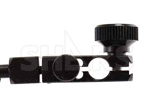 Shars 1' Dial Indicator Black Face 0.0005' w/Magnetic Base Kit 303-2722B S] - Poueer