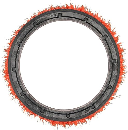 Oreck Commercial Orange Tile & Resilient Floor Scrub Brush for Orbiter Floor Machine ORB550MC, 237047, Orange (Bottom Color May Vary) (Pack of 4) - Poueer