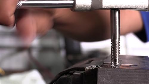 Drill America 1'-8 High Speed Steel Bottoming Tap, T/A Series - Poueer