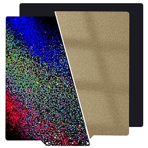 430x430mm for Kobra 3 Max PET PEI Build Plate Smooth Carbon and Textured Double Sides Spring Steel Bed Magnetic Flex Sheet for Anycubic Kobra 3 Max Combo Accesseries 3D Printer - Poueer