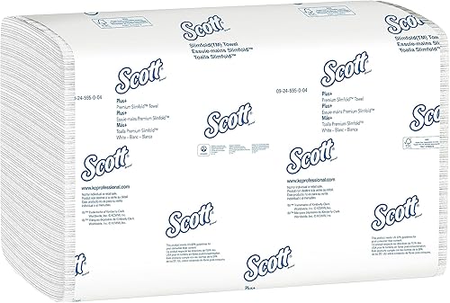 Kleenex 04442 Slimfold Paper Towels, 7 1/2 x 11 3/5, White, 90/Pack, 24 Packs/Carton - Poueer