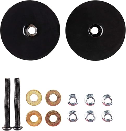 Isolate It!: Sorbothane Anti-Vibration Leveling Mount - 3/8-16 3' Stud - 0.88' (H) - 3.5' (Dia) 70 Duro - 2 Pieces - Poueer