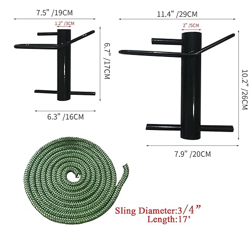 Tree Port A Wrap - Porta Wrap W/Whoopee Sling 3/4' x17', PortaWrap Eye Sling,Port Wrap Eye Sling Combo,Tree Service Equipment for Arborist Rigging lowering Device - Poueer