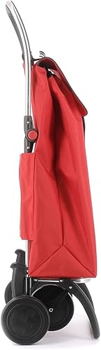 Rolser I-Max MF 4 Wheel Foldable Shopping Trolley - Orange - Poueer