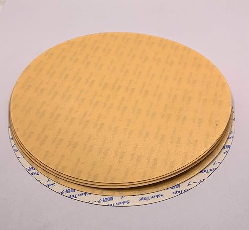 SIGNI Diamond Precision Lapping Microfinishing Film PSA Backing 5 inch (0.5 Micron, 5 Pack) - Poueer