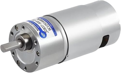 JGB37-555 Micro DC Speed Motor Motor 12V24V Gear Low Speed Motor can Reverse Rotation Industrial Motors(Single Motor,266RPM_12V) - Poueer