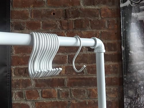 NAHANCO SHKSMRS Raw Steel Jeans Hook, 4' (Pack of 50) - Poueer