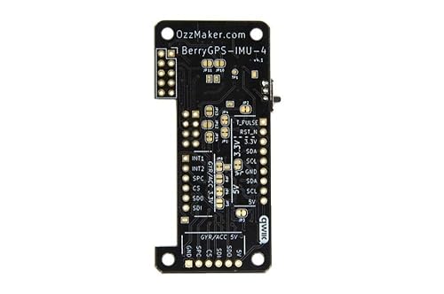 BerryGPS-IMU GPS and 10DOF for The Raspberry Pi - accelerometer, gyroscope, magnetometer and barometric/Altitude sensor - Poueer