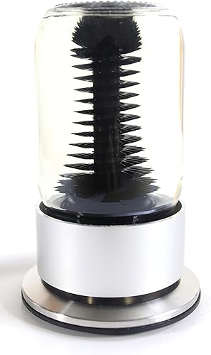 RIZE Spinning Ferrofluid Display with Black ferrofluid - Poueer