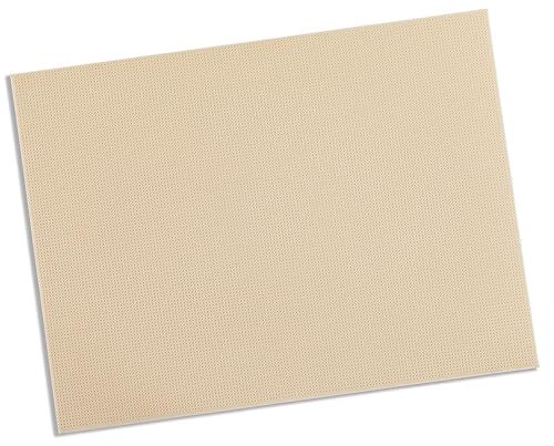 Rolyan Splinting Material Sheet, Aquaplast Original, Beige, 1/8' x 18' x 24', 19% OptiPerf Perforated, Single Sheet - Poueer