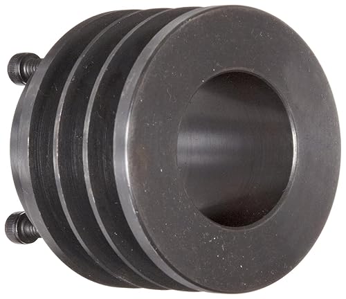 Martin 3 3V 412 SH Hi-Cap QD Sheave, 3V Belt Section, 3 Grooves, SH Bushing required, Class 30 Gray Cast Iron, 4.12' OD, 6022 max rpm, 4.07' Pitch Diameter - Poueer