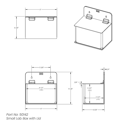 TrippNT Small Lab Box with Lid - Poueer