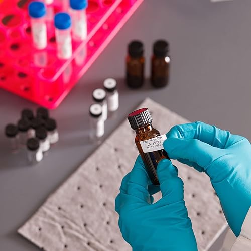 Brady PTL-15-498 TLS 2200 and TLS PC Link 1' Width x 0.275' Height, B-498 Repositionable Vinyl Cloth, Semi-Gloss Finish White Label (750 per Roll) - Poueer