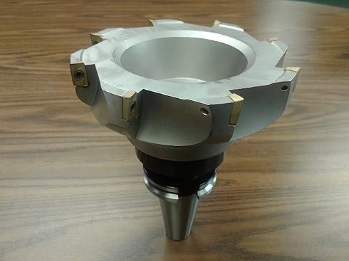 6' 90 Degree indexable face Shell Mill, milling Cutter, CAT40, APKT #Z-2526-6080 - Poueer