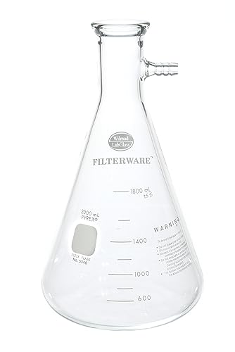 Wilmad-LabGlass BP-1760-002 FILTERWARE Filter Flask with Stopper, 2000mL - Poueer