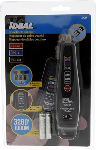 IDEAL Electrical 62-201 Coax Mapper w/ 4 Remotes - Poueer
