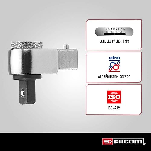 Facom 1/4-inch Compact Ratchet Head - Poueer