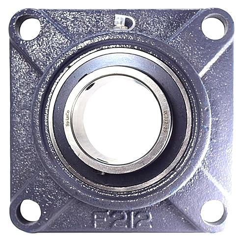 2-7/16' Four Bolt Flange Bearing Set Screws F4B-SC-207, UCF212-39 SpinCo by SpinCo - Poueer