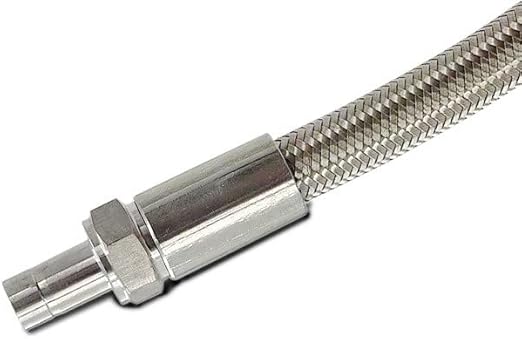 1/2' Compression Tube Stub Stainless Steel Hose 12', 24', 36', 48', 60', 72', 96', 144' - USAlab - Poueer