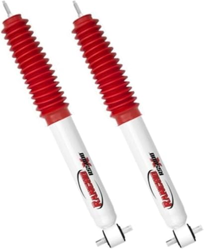 RS5000X Series Set of Front & Rear Shocks fits 1997 2006 Wrangler TJ with 2.5' Lift - Accommodates Larger Wheels - Includes TrendsAuto Decal - Poueer