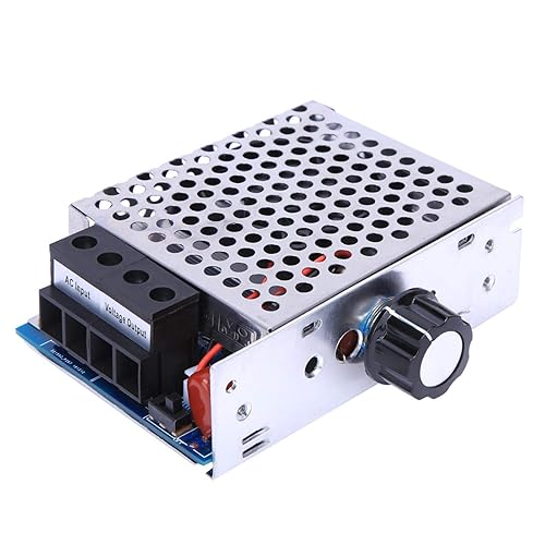 AC 110V 230V 10000W Voltage Regulator, Electronic Thyristor Voltage Regulator, SCR Voltage Regulator Dimmer, Motor Speed Controller - Poueer
