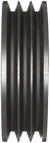 Martin 3 3V 412 SH Hi-Cap QD Sheave, 3V Belt Section, 3 Grooves, SH Bushing required, Class 30 Gray Cast Iron, 4.12' OD, 6022 max rpm, 4.07' Pitch Diameter - Poueer