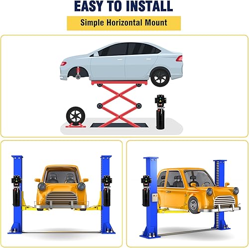 Hydraulic Power Unit, 12V 13 Quart Hydraulic Pump, Single Acting Hydraulic Power, Dump Trailer Pump with 12L Steel Tank, Car Lift Hydraulic Power Unit Fir Auto Repair - Poueer