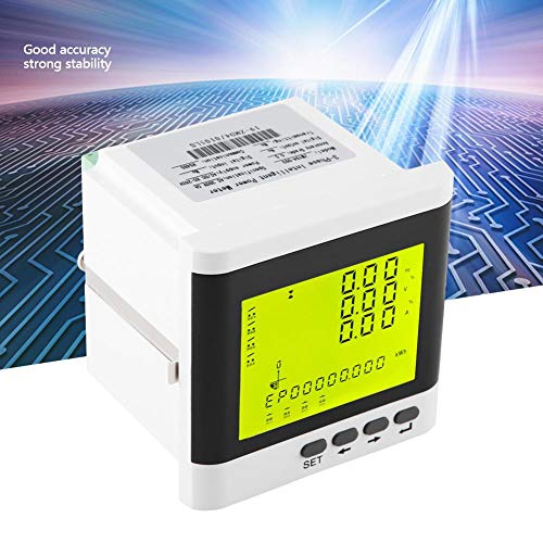 FTVOGUE Multi-Function Three-Phase Programmable Power Meter Electric Digital LED Ammeter Voltmeter,Electric Energy and Measuring Instruments - Poueer