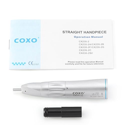 Coxo CX235-1B Low-Speed Electric Handpiece, 1:1 Inner Channel, Contra Angle, #C-1B, Sold by JMU - Poueer