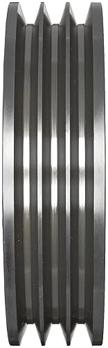 Martin 3 3V 412 SH Hi-Cap QD Sheave, 3V Belt Section, 3 Grooves, SH Bushing required, Class 30 Gray Cast Iron, 4.12' OD, 6022 max rpm, 4.07' Pitch Diameter - Poueer